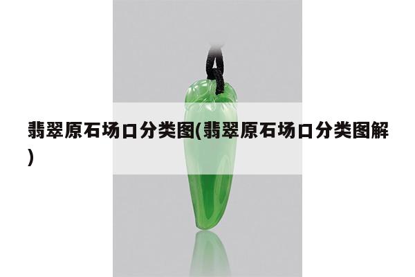 翡翠原石场口分类图(翡翠原石场口分类图解)