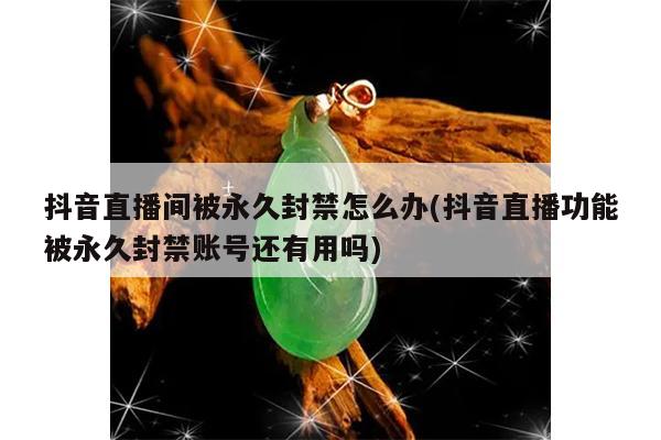 抖音直播间被永久封禁怎么办(抖音直播功能被永久封禁账号还有用吗)