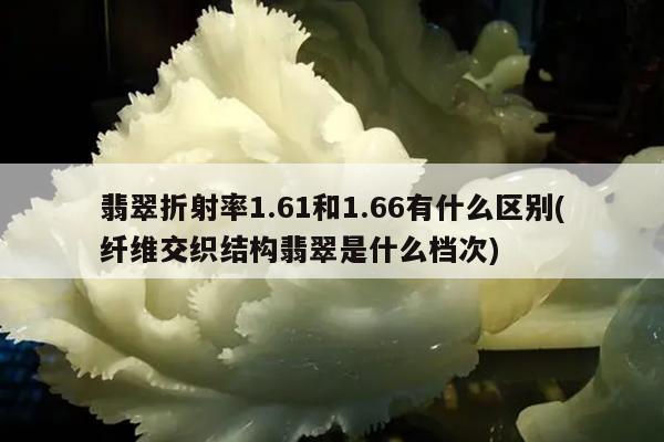 翡翠折射率1.61和1.66有什么区别(纤维交织结构翡翠是什么档次)