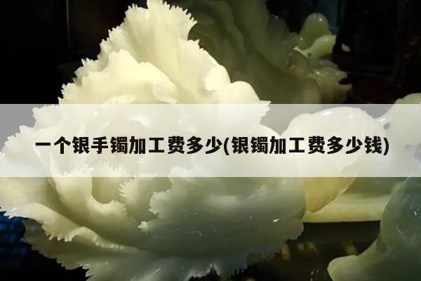 一个银手镯加工费多少(银镯加工费多少钱)