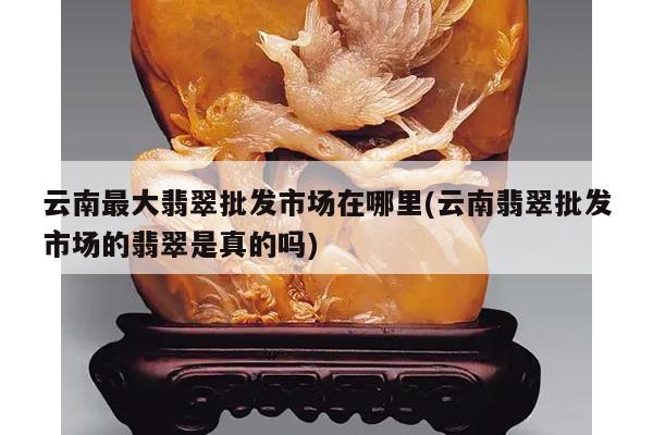 云南最大翡翠批发市场在哪里(云南翡翠批发市场的翡翠是真的吗)