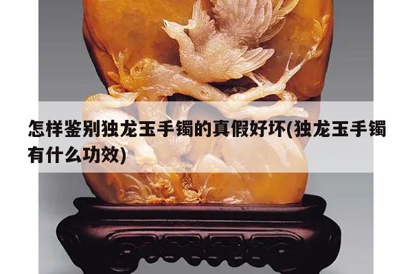怎样鉴别独龙玉手镯的真假好坏(独龙玉手镯有什么功效)