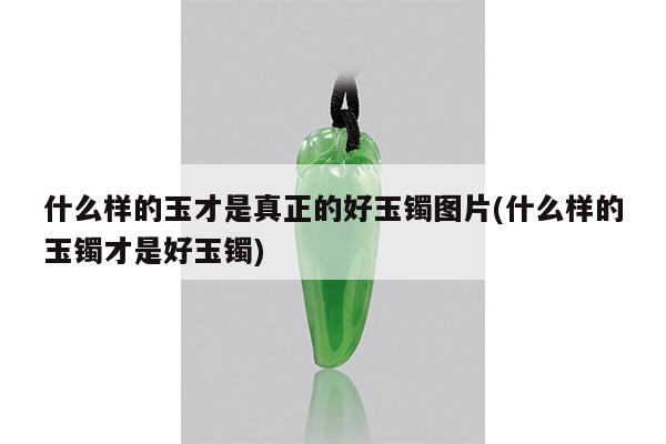 什么样的玉才是真正的好玉镯图片(什么样的玉镯才是好玉镯)