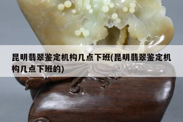 昆明翡翠鉴定机构几点下班(昆明翡翠鉴定机构几点下班的)