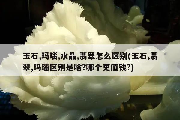 玉石,玛瑙,水晶,翡翠怎么区别(玉石,翡翠,玛瑙区别是啥?哪个更值钱?)