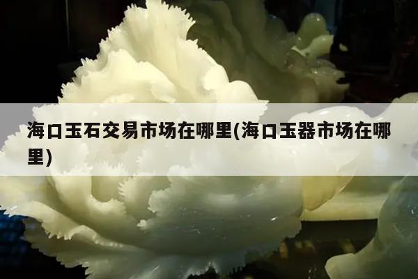 海口玉石交易市场在哪里(海口玉器市场在哪里)