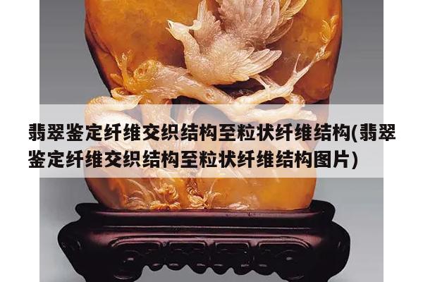翡翠鉴定纤维交织结构至粒状纤维结构(翡翠鉴定纤维交织结构至粒状纤维结构图片)