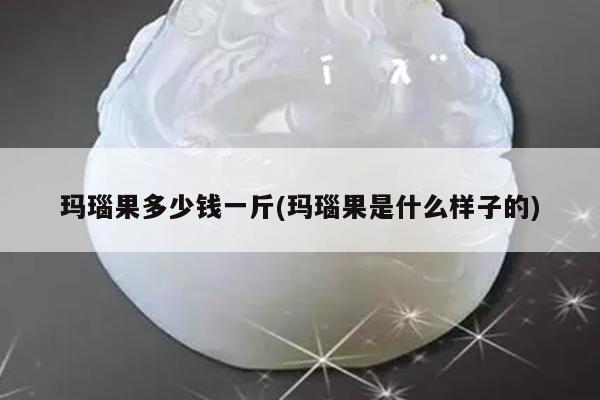 玛瑙果多少钱一斤(玛瑙果是什么样子的)