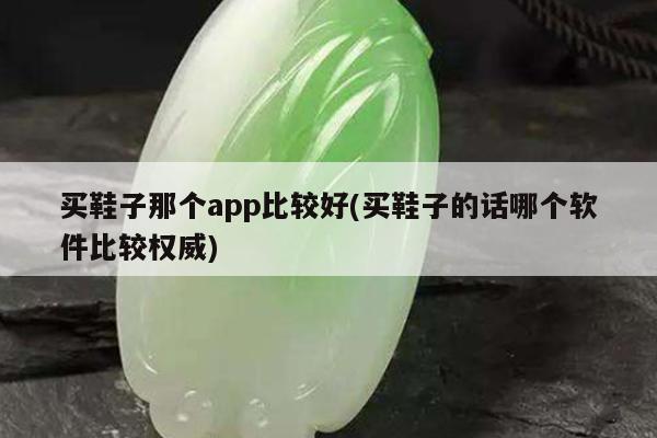买鞋子那个app比较好(买鞋子的话哪个软件比较权威)