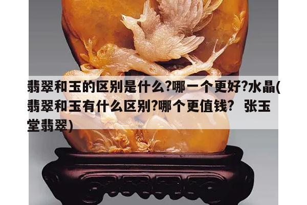 翡翠和玉的区别是什么?哪一个更好?水晶(翡翠和玉有什么区别?哪个更值钱? 张玉堂翡翠)