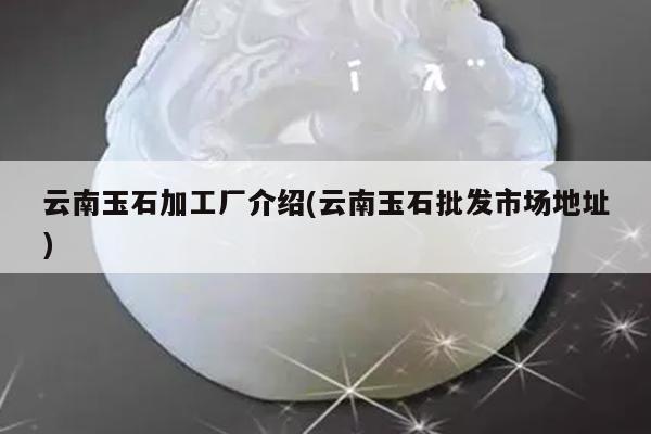 云南玉石加工厂介绍(云南玉石批发市场地址)