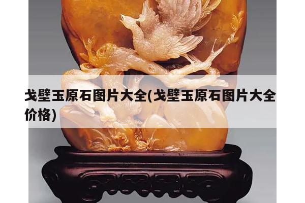 戈壁玉原石图片大全(戈壁玉原石图片大全 价格)