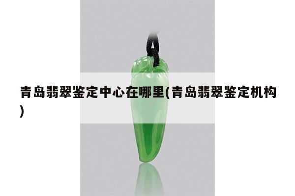 青岛翡翠鉴定中心在哪里(青岛翡翠鉴定机构)