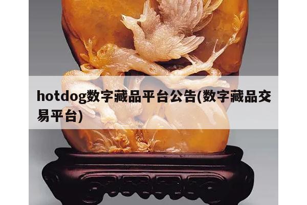 hotdog数字藏品平台公告(数字藏品交易平台)