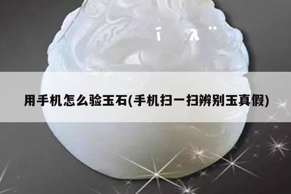 用手机怎么验玉石(手机扫一扫辨别玉真假)