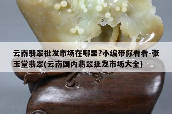 云南翡翠批发市场在哪里?小编带你看看-张玉堂翡翠(云南国内翡翠批发市场大全)