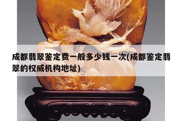 成都翡翠鉴定费一般多少钱一次(成都鉴定翡翠的权威机构地址)