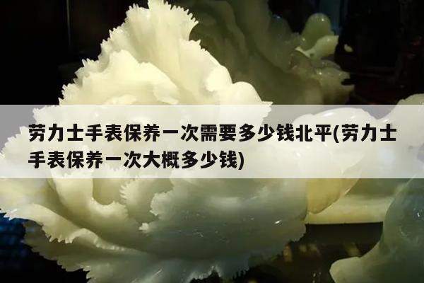 劳力士手表保养一次需要多少钱北平(劳力士手表保养一次大概多少钱)