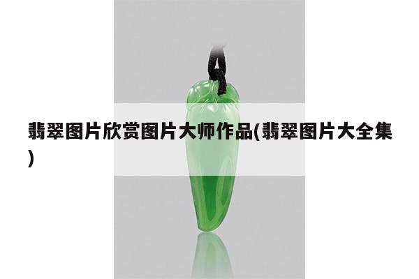 翡翠图片欣赏图片大师作品(翡翠图片大全集)