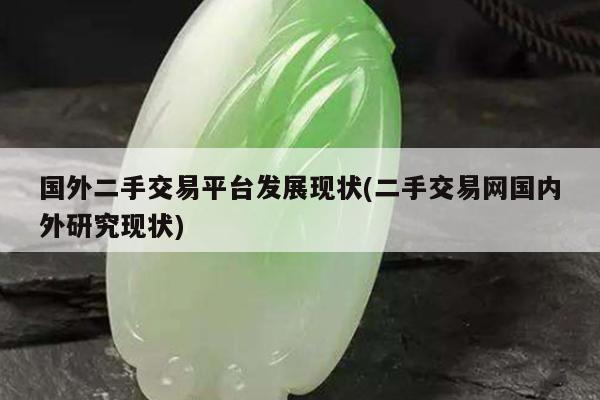 国外二手交易平台发展现状(二手交易网国内外研究现状)