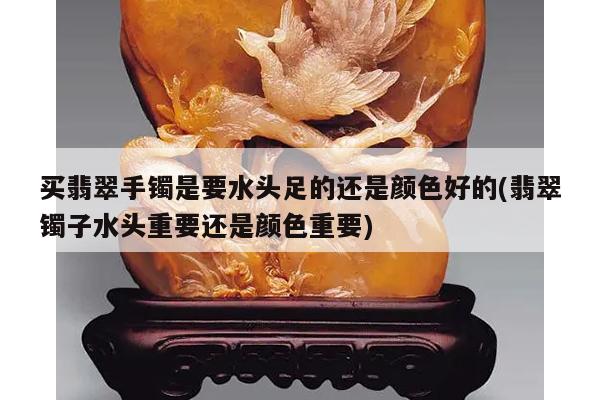 买翡翠手镯是要水头足的还是颜色好的(翡翠镯子水头重要还是颜色重要)