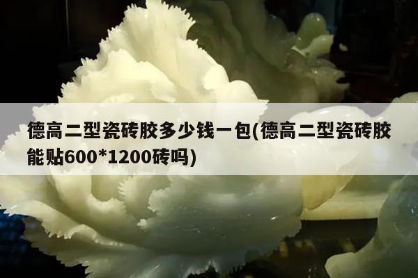 德高二型瓷砖胶多少钱一包(德高二型瓷砖胶能贴600*1200砖吗)