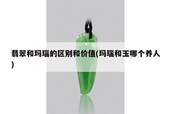 翡翠和玛瑙的区别和价值(玛瑙和玉哪个养人)