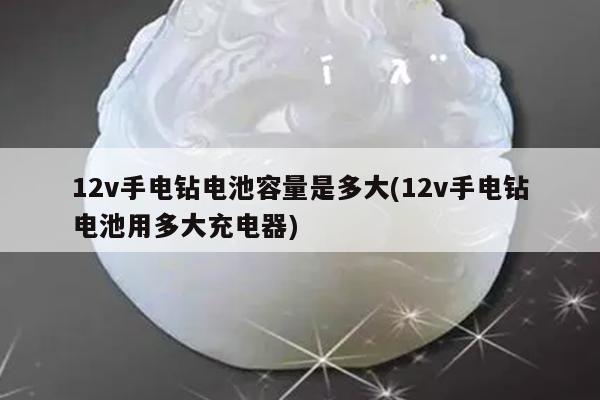 12v手电钻电池容量是多大(12v手电钻电池用多大充电器)