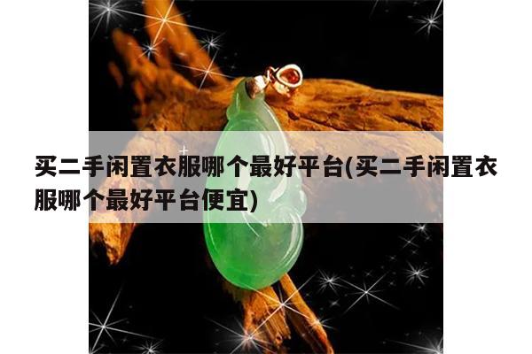 买二手闲置衣服哪个最好平台(买二手闲置衣服哪个最好平台便宜)