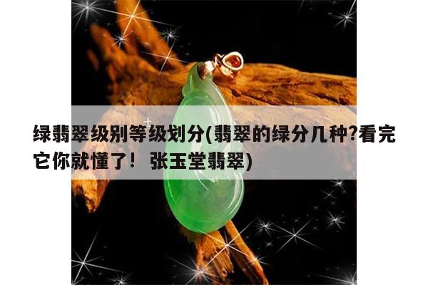 绿翡翠级别等级划分(翡翠的绿分几种?看完它你就懂了! 张玉堂翡翠)