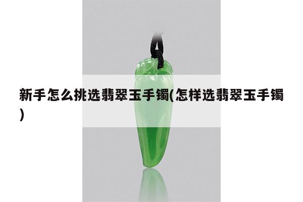 新手怎么挑选翡翠玉手镯(怎样选翡翠玉手镯)