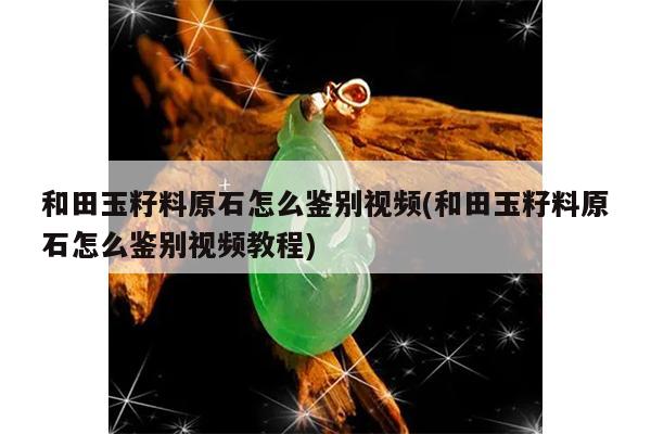 和田玉籽料原石怎么鉴别视频(和田玉籽料原石怎么鉴别视频教程)
