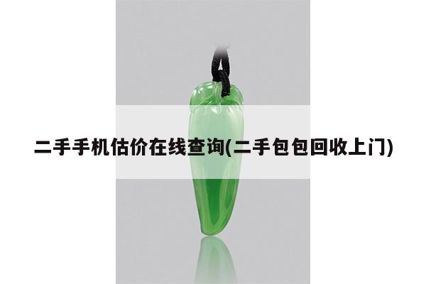 二手手机估价在线查询(二手包包回收上门)