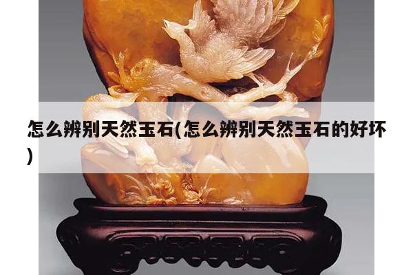 怎么辨别天然玉石(怎么辨别天然玉石的好坏)