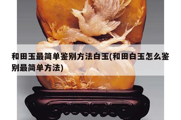 和田玉最简单鉴别方法白玉(和田白玉怎么鉴别最简单方法)