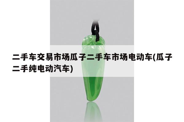 二手车交易市场瓜子二手车市场电动车(瓜子二手纯电动汽车)
