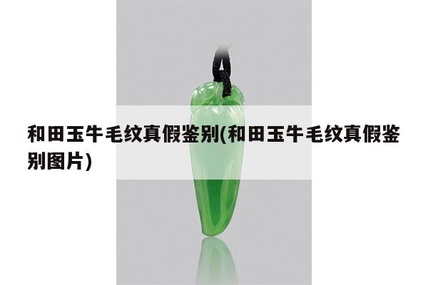 和田玉牛毛纹真假鉴别(和田玉牛毛纹真假鉴别图片)