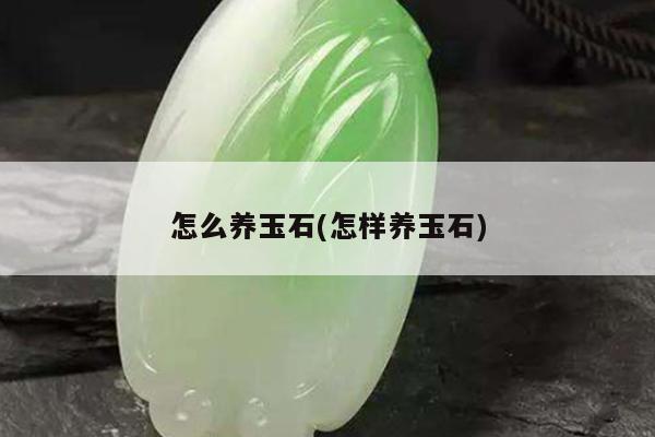 怎么养玉石(怎样养玉石)