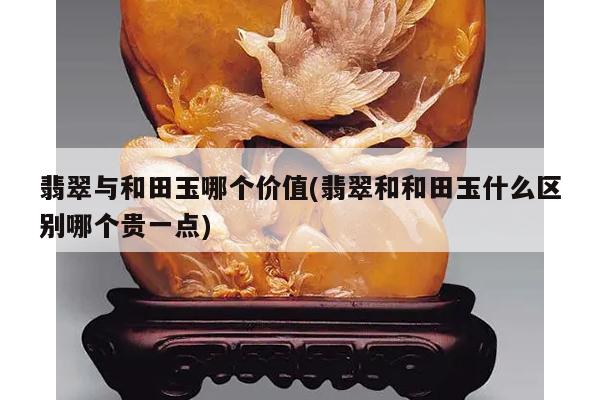翡翠与和田玉哪个价值(翡翠和和田玉什么区别哪个贵一点)