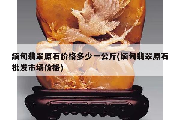 缅甸翡翠原石价格多少一公斤(缅甸翡翠原石批发市场价格)