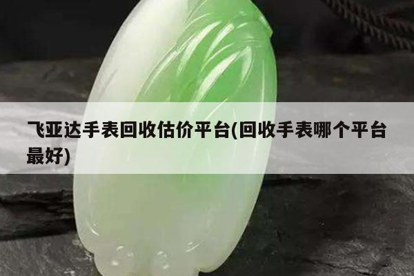 飞亚达手表回收估价平台(回收手表哪个平台最好)