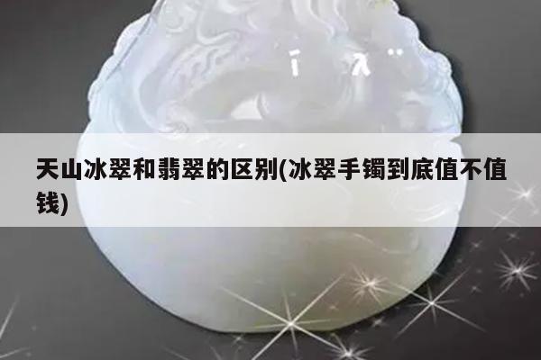 天山冰翠和翡翠的区别(冰翠手镯到底值不值钱)