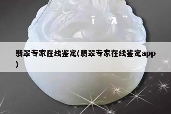 翡翠专家在线鉴定(翡翠专家在线鉴定app)