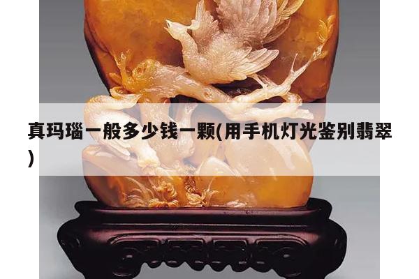 真玛瑙一般多少钱一颗(用手机灯光鉴别翡翠)