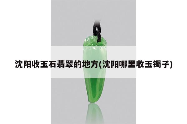 沈阳收玉石翡翠的地方(沈阳哪里收玉镯子)