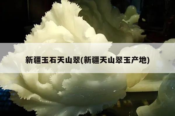 新疆玉石天山翠(新疆天山翠玉产地)