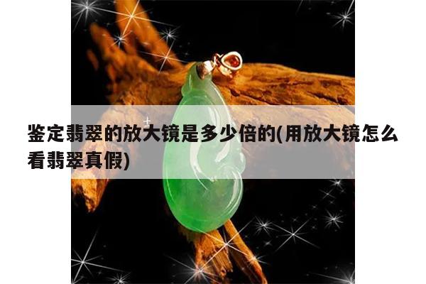 鉴定翡翠的放大镜是多少倍的(用放大镜怎么看翡翠真假)