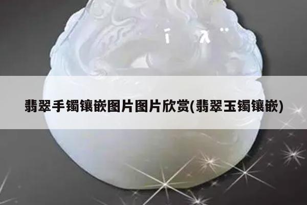 翡翠手镯镶嵌图片图片欣赏(翡翠玉镯镶嵌)