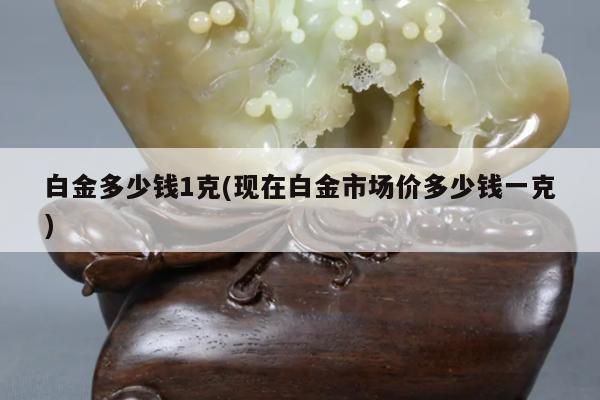 白金多少钱1克(现在白金市场价多少钱一克)