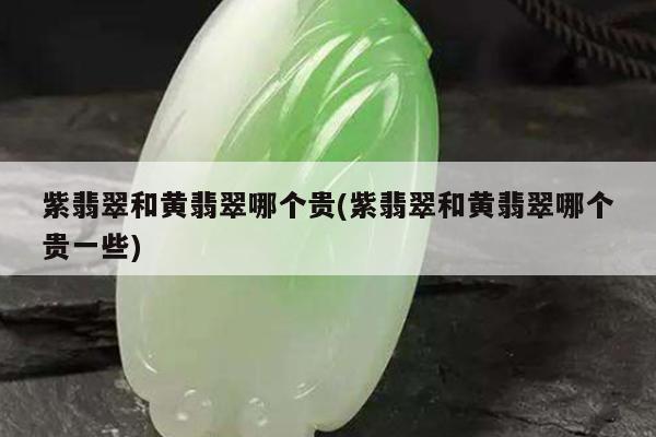 紫翡翠和黄翡翠哪个贵(紫翡翠和黄翡翠哪个贵一些)
